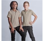 Kids Basic Pique Golf Shirt ALT-BBK-ST-MOGR 027-NO-LOGO